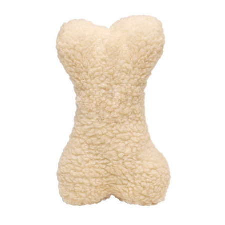 DIGGERS Dog Toy Fleece Bone A08807